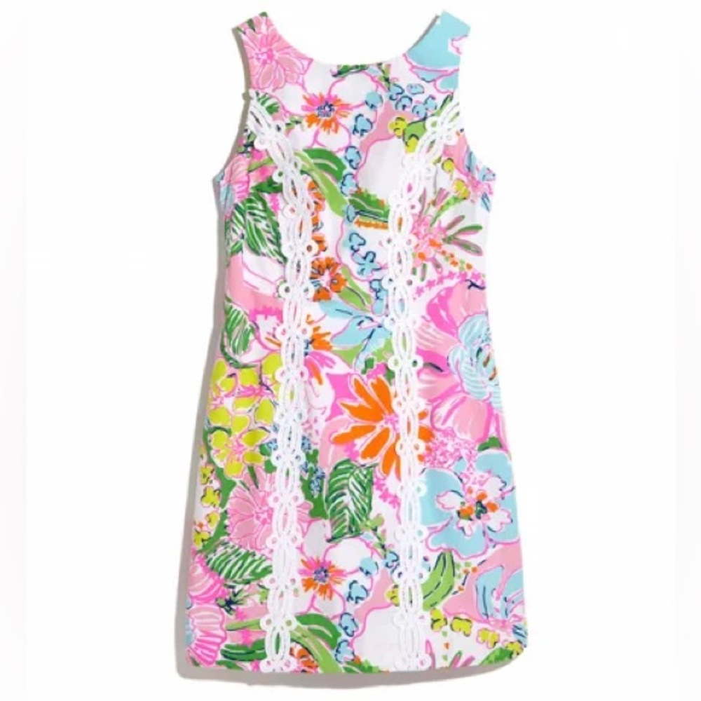 Lilly Pulitzer Target Collection Pink and Green Floral Dress